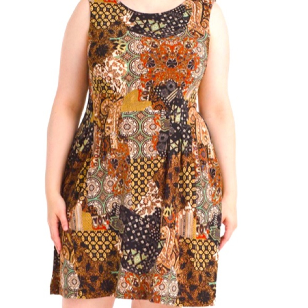 Cute little patchwork Bohemian style dress